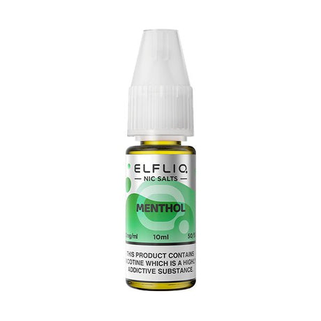ELF BAR - 10ML ELFLIQ MENTHOL NIC SALT E LIQUID - Super E-cig