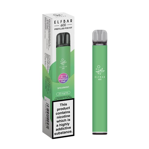 ELF BAR 600 PREFILLED POD KIT - SPEARMINT