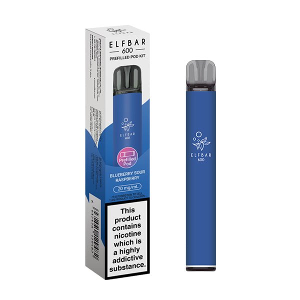 ELF BAR 600 PREFILLED POD KIT - BLUEBERRY SOUR RASPBERRY