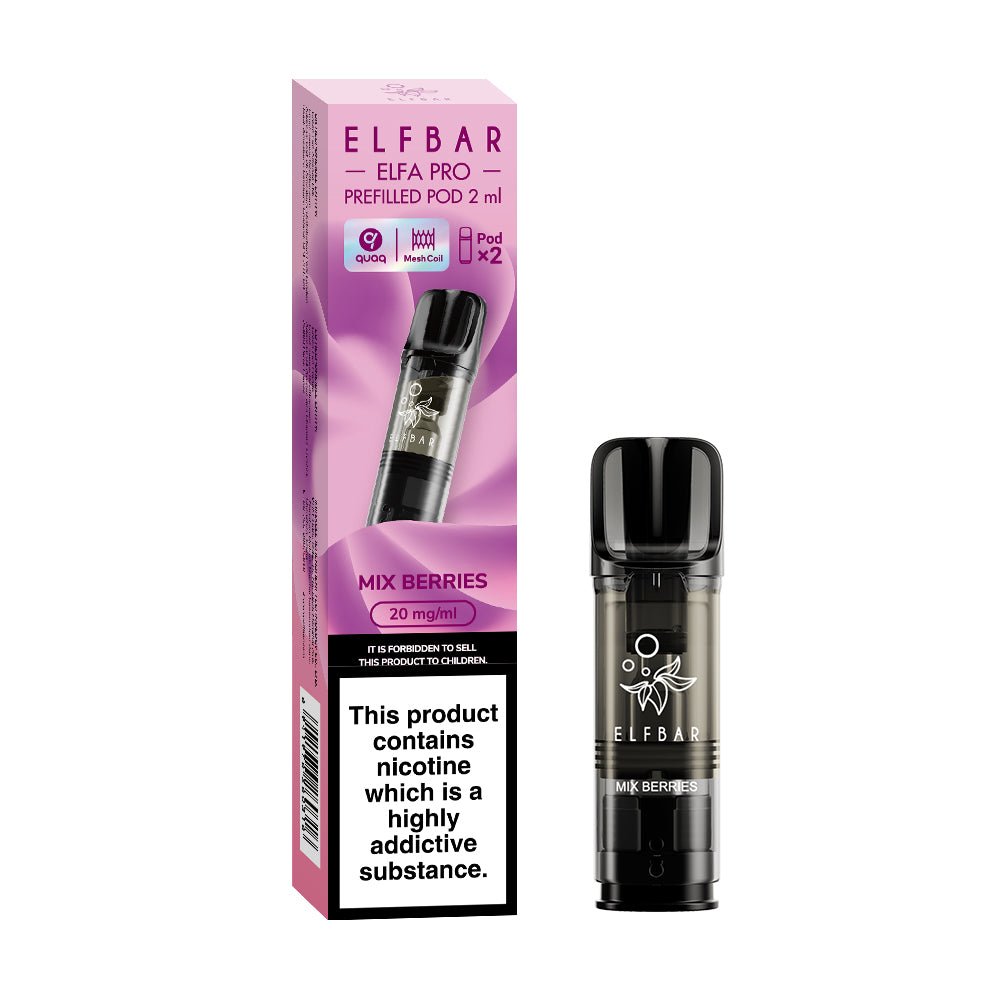 ELF BAR - ELFA PRO PREFILLED PODS 2 PACK - Super E-cig