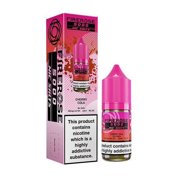 ELUX - 10ML FIREROSE 5000 CHERRY COLA NIC SALT E LIQUID - Super E-cig