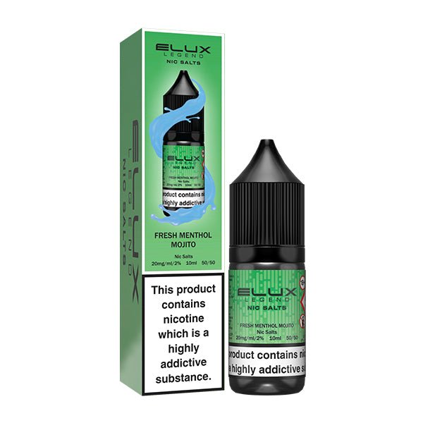 ELUX - 10ML LEGEND FRESH MENTHOL MOJITO NIC SALT E LIQUID - Super E-cig