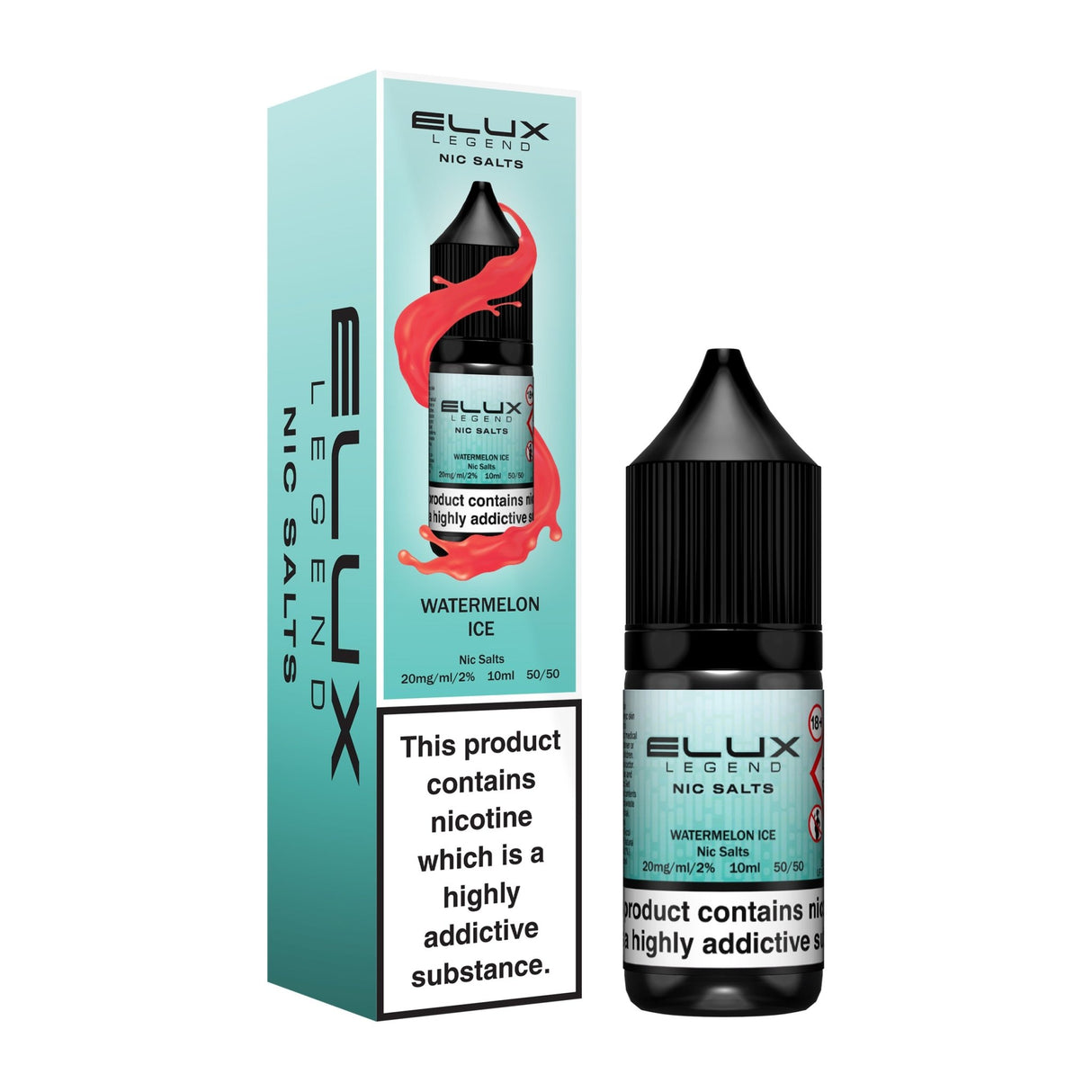 ELUX - 10ML LEGEND WATERMELON ICE NIC SALT E LIQUID - Super E-cig