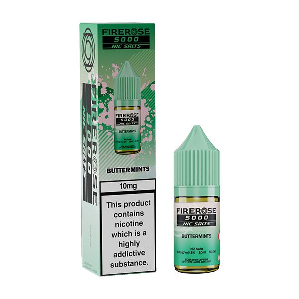 ELUX FIREROSE 5000 BUTTERMINT 10ML NIC SALT E - LIQUID - Super E - cig