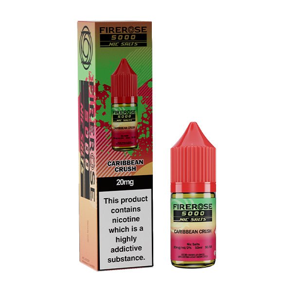 ELUX FIREROSE 5000 CARIBBEAN CRUSH 10ML NIC SALT E - LIQUID - Super E - cig
