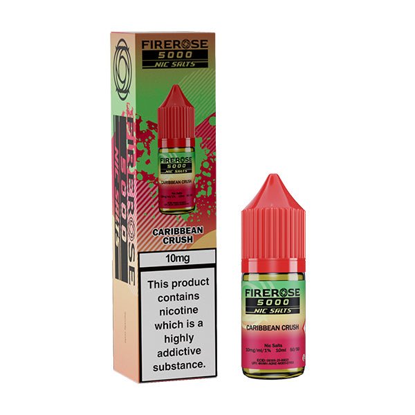 ELUX FIREROSE 5000 CARIBBEAN CRUSH 10ML NIC SALT E - LIQUID - Super E - cig