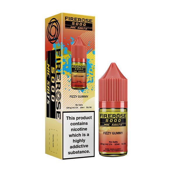 ELUX FIREROSE 5000 FIZZY GUMMY 10ML NIC SALT E - LIQUID - Super E - cig