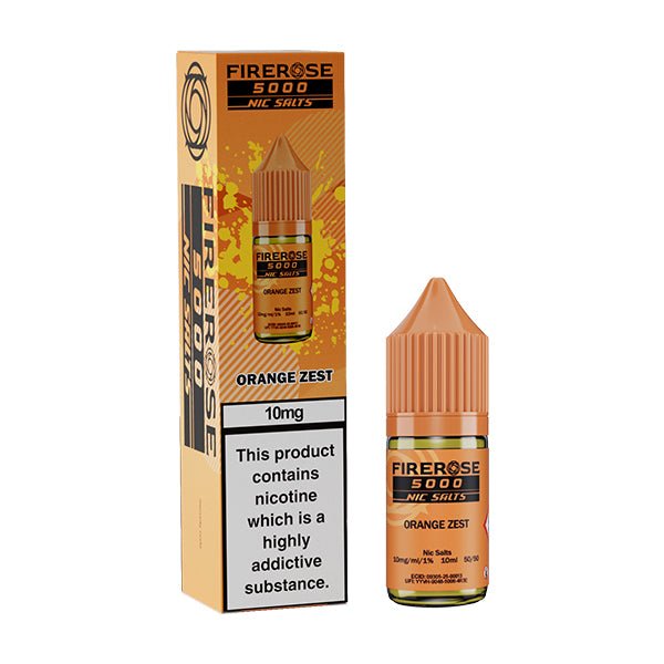 ELUX FIREROSE 5000 ORANGE ZEST 10ML NIC SALT E - LIQUID - Super E - cig