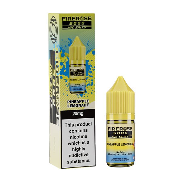 ELUX FIREROSE 5000 PINEAPPLE LEMONADE 10ML NIC SALT E - LIQUID - Super E - cig