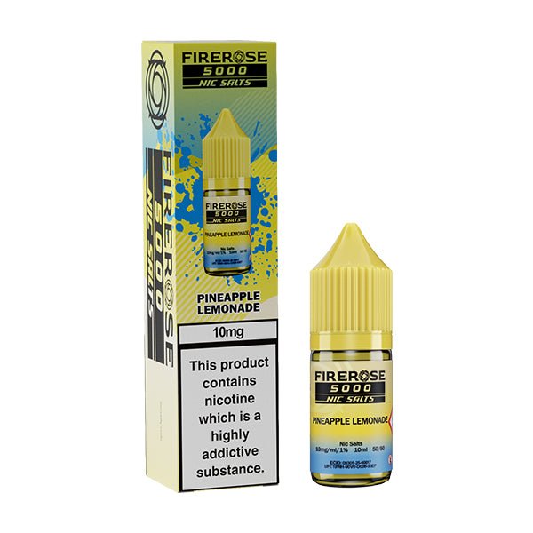ELUX FIREROSE 5000 PINEAPPLE LEMONADE 10ML NIC SALT E - LIQUID - Super E - cig