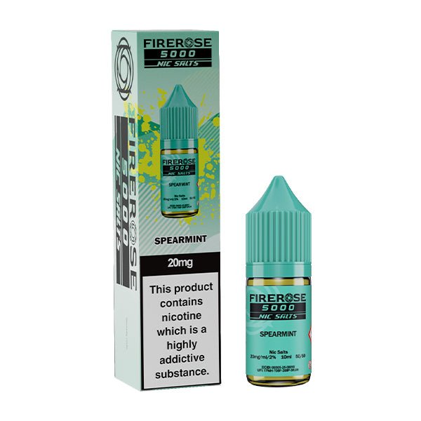 ELUX FIREROSE 5000 SPEARMINT 10ML NIC SALT E - LIQUID - Super E - cig
