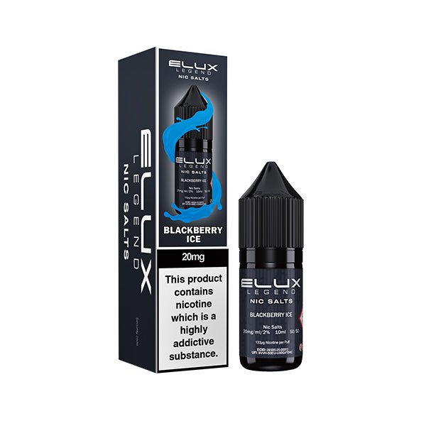 ELUX LEGEND BLACKBERRY ICE 10ML NIC SALT E - LIQUID - Super E - cig