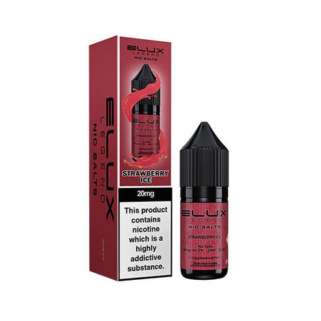 ELUX LEGEND STRAWBERRY ICE 10ML NIC SALT E - LIQUID - Super E - cig