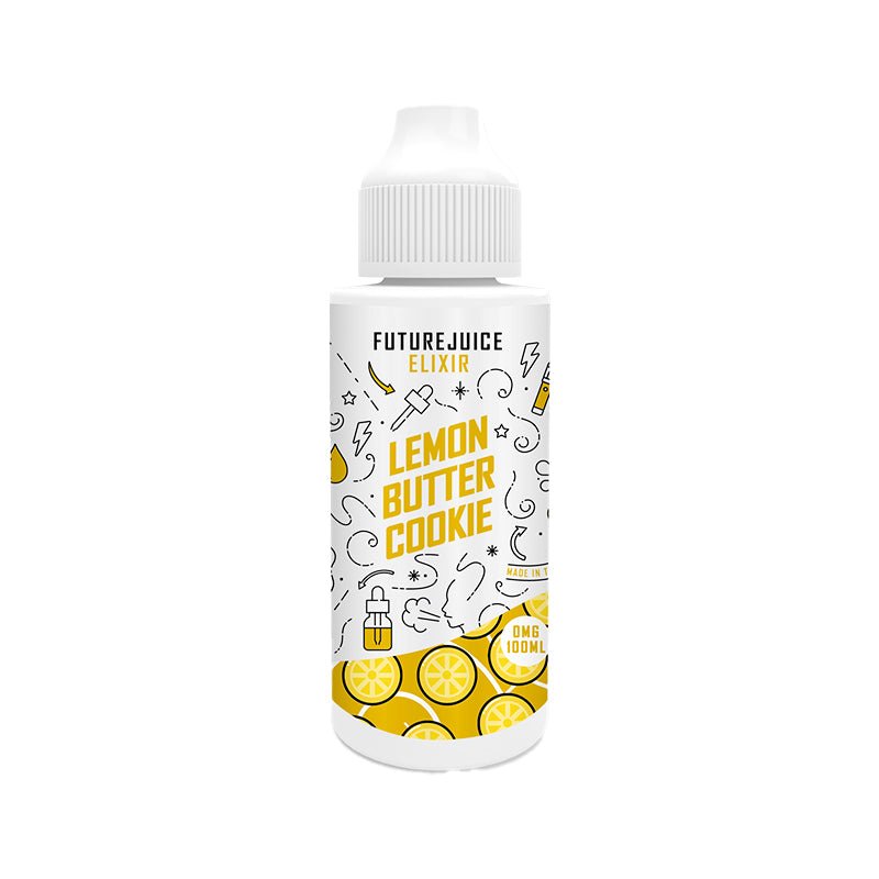 FUTURE JUICE - 100ML ELIXIRS LEMON BUTTER COOKIE 0MG SHORTFILL E LIQUID - Super E-cig