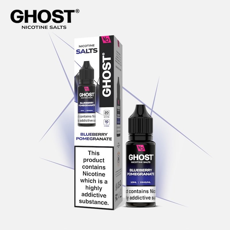 GHOST® SALTS BLUEBERRY POMEGRANATE 10ML NIC SALT E - LIQUID - Super E - cig