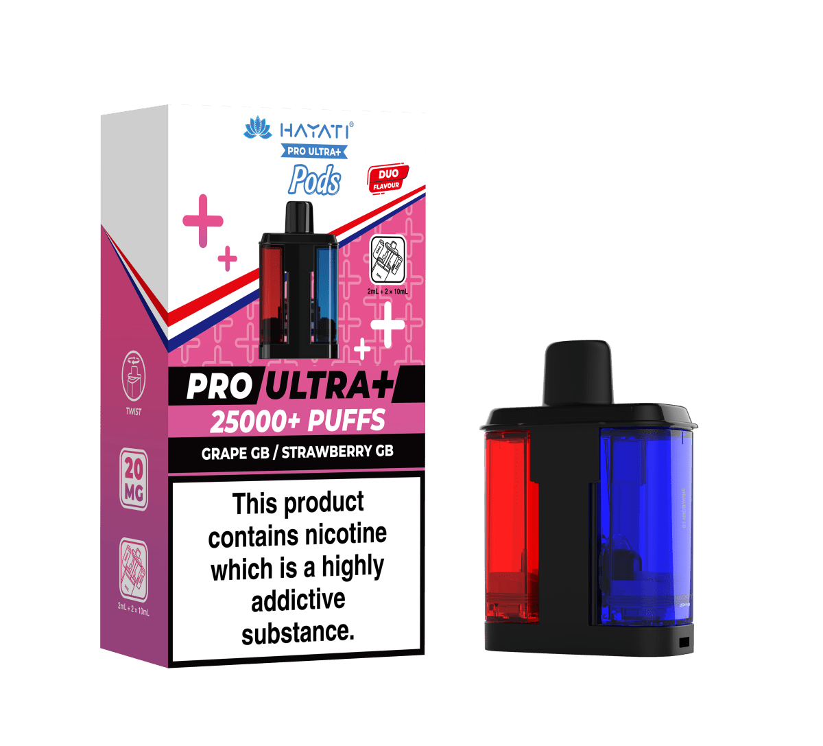 HAYATI PRO ULTRA + PREFILLED POD - Super E - cig