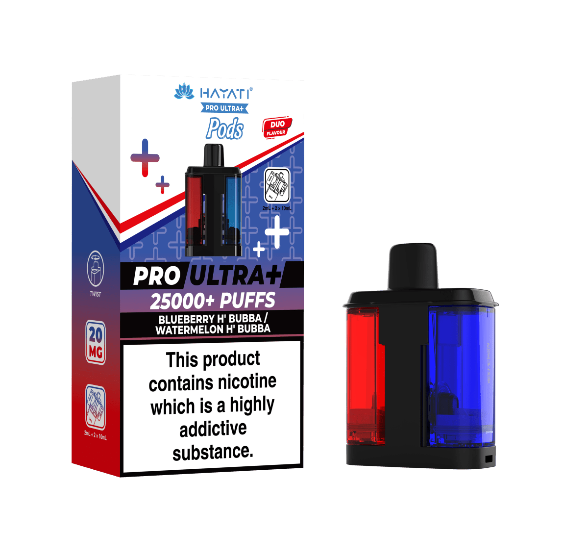 HAYATI PRO ULTRA + PREFILLED POD - Super E - cig