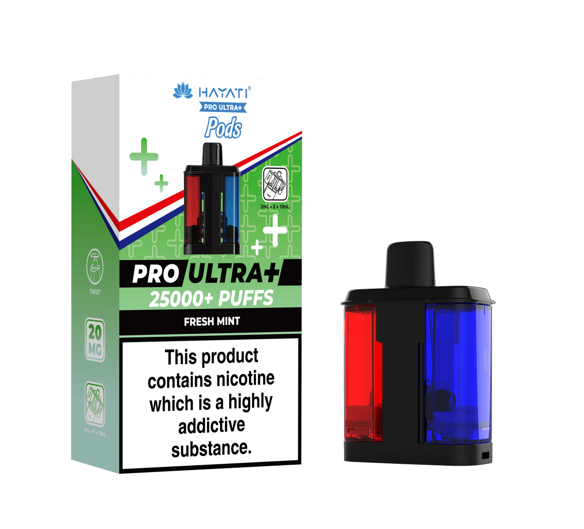 HAYATI PRO ULTRA + PREFILLED POD - Super E - cig