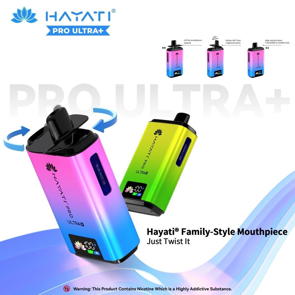 HAYATI PRO ULTRA + PREFILLED POD KIT - Super E - cig