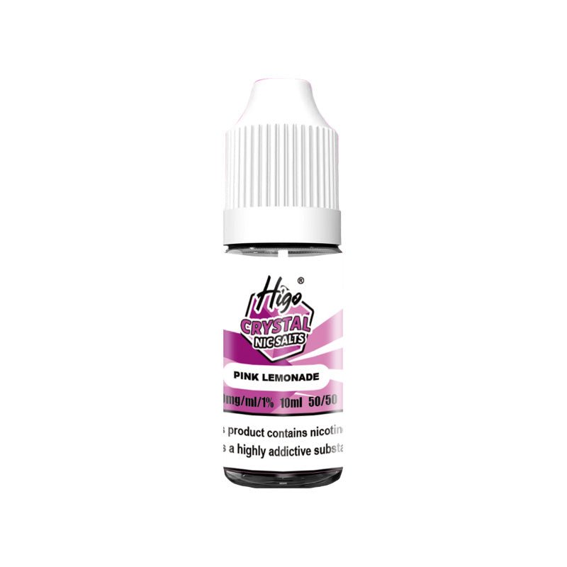 HIGO CRYSTAL PINK LEMONADE 10ML NIC SALT E - LIQUID - Super E - cig