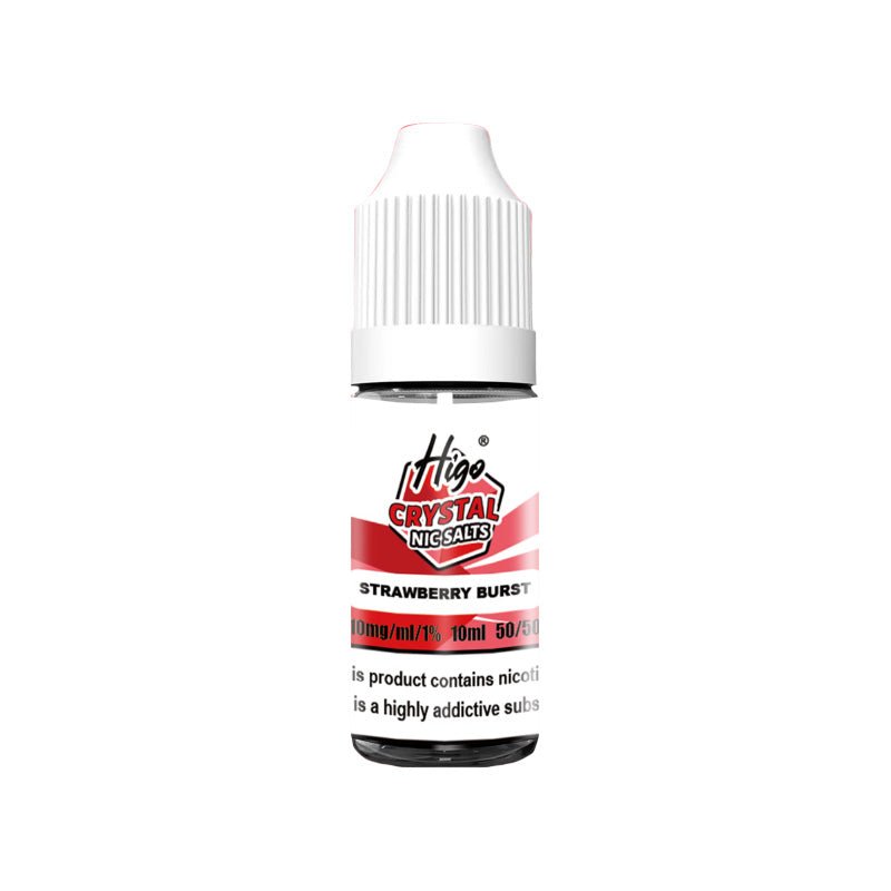 HIGO CRYSTAL STRAWBERRY BURST 10ML NIC SALT E - LIQUID - Super E - cig