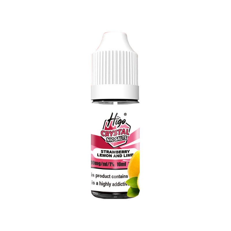 HIGO CRYSTAL STRAWBERRY LEMON LIME 10ML NIC SALT E - LIQUID - Super E - cig