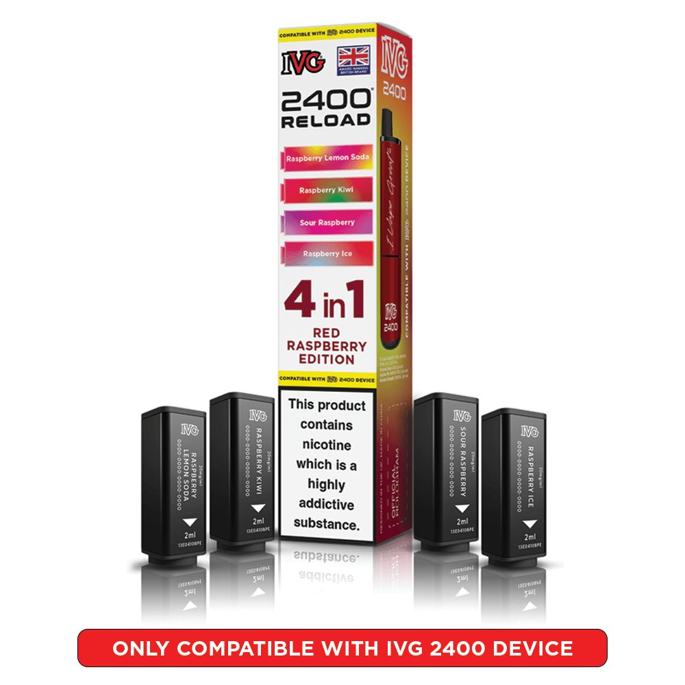 IVG 2400 RELOAD 4 - IN - 1 PREFILLED PODS - Super E - cig