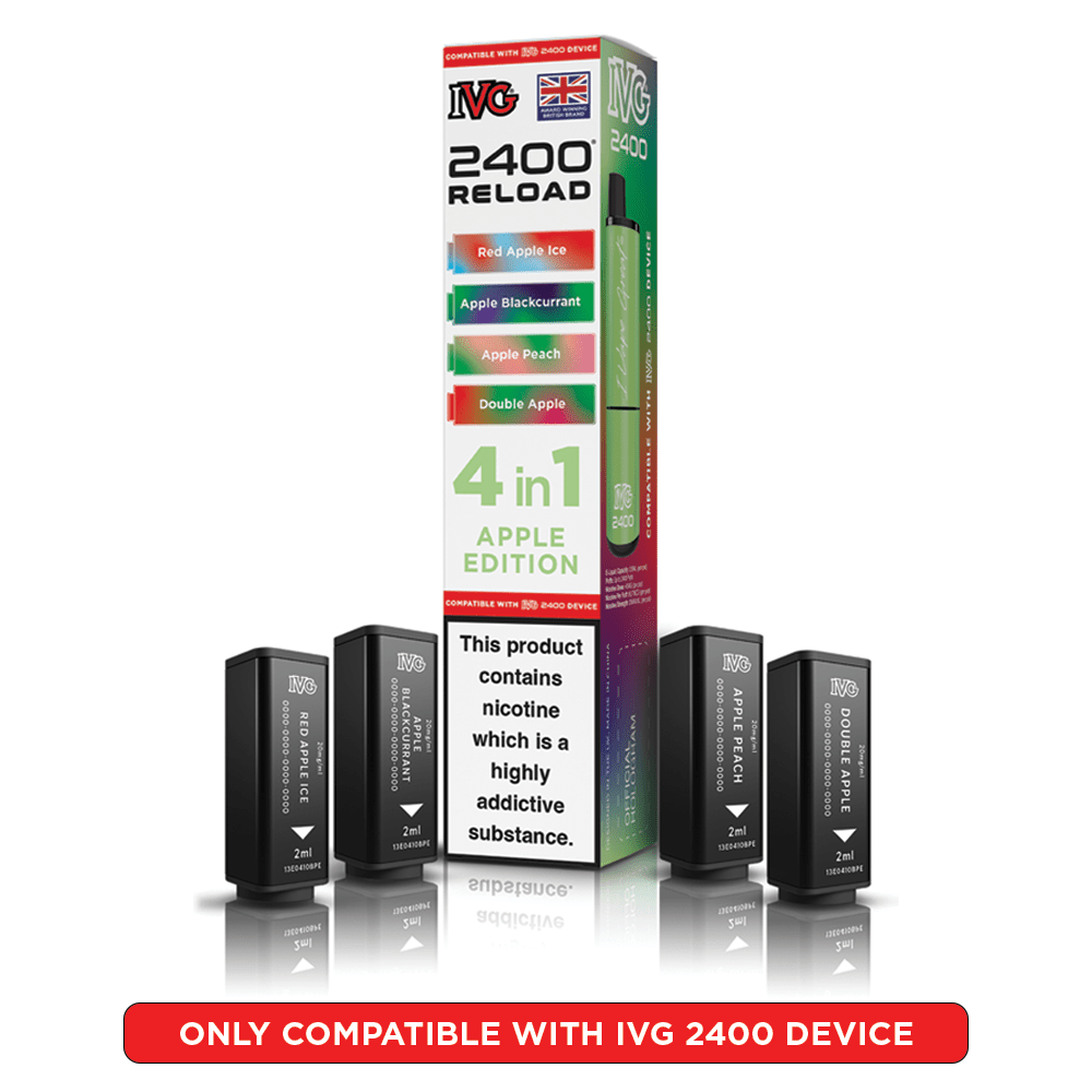 IVG 2400 RELOAD 4 - IN - 1 PREFILLED PODS - Super E - cig