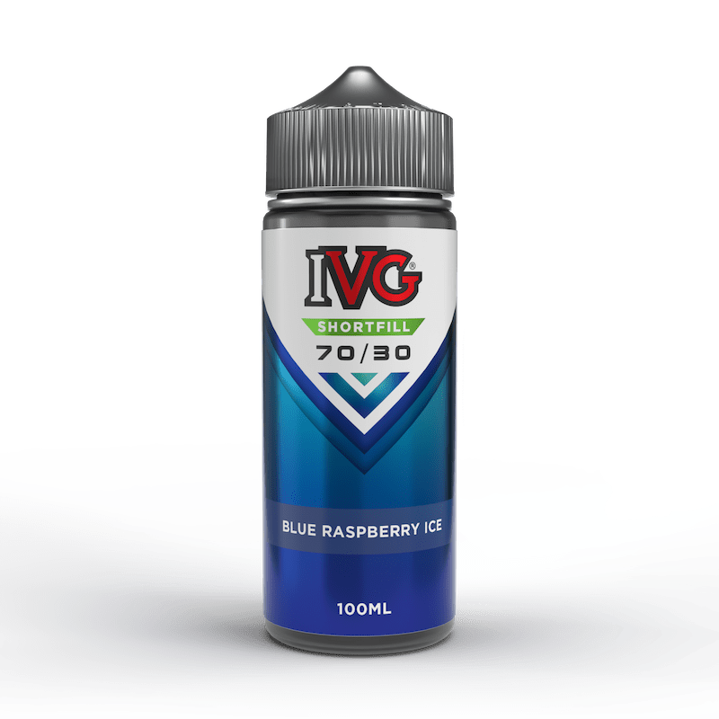 IVG BLUE RASPBERRY ICE 100ML SHORTFILL E - LIQUID - Super E - cig