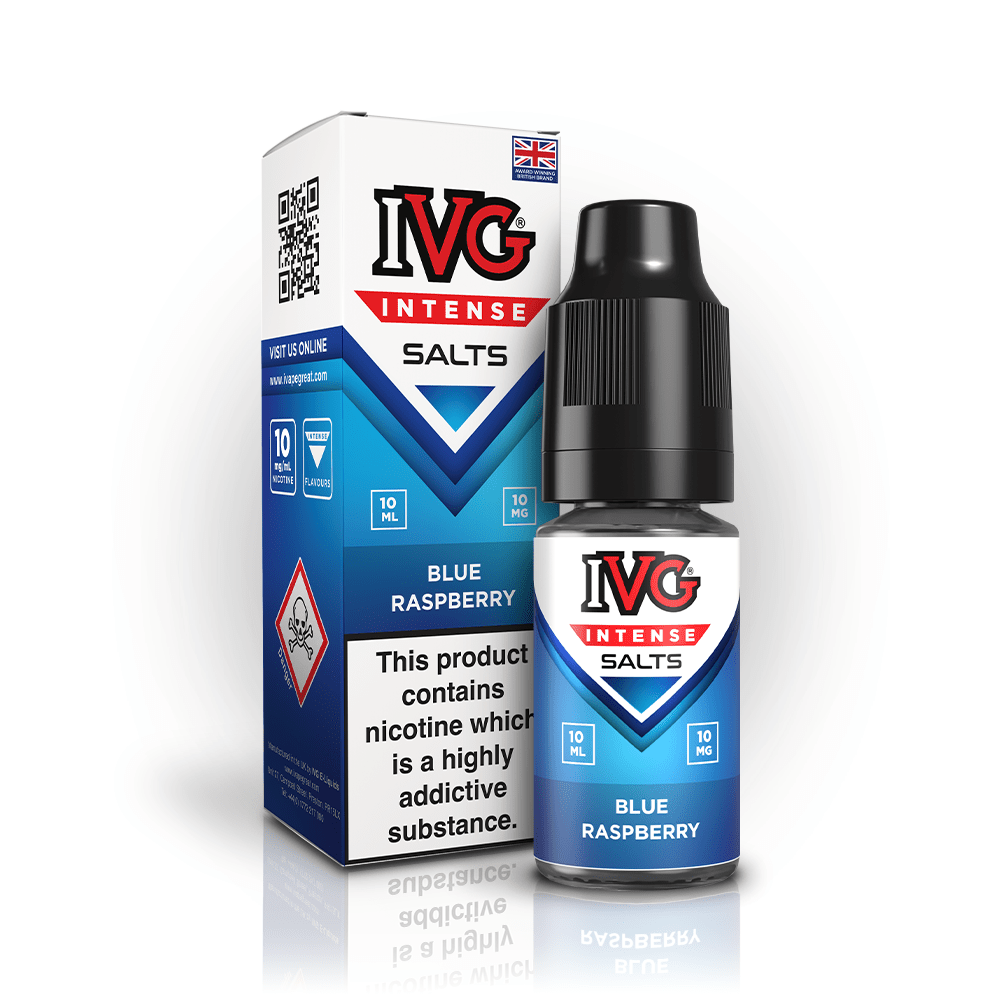 IVG INTENSE BLUE RASPBERRY 10ML NIC SALT E - LIQUID - Super E - cig