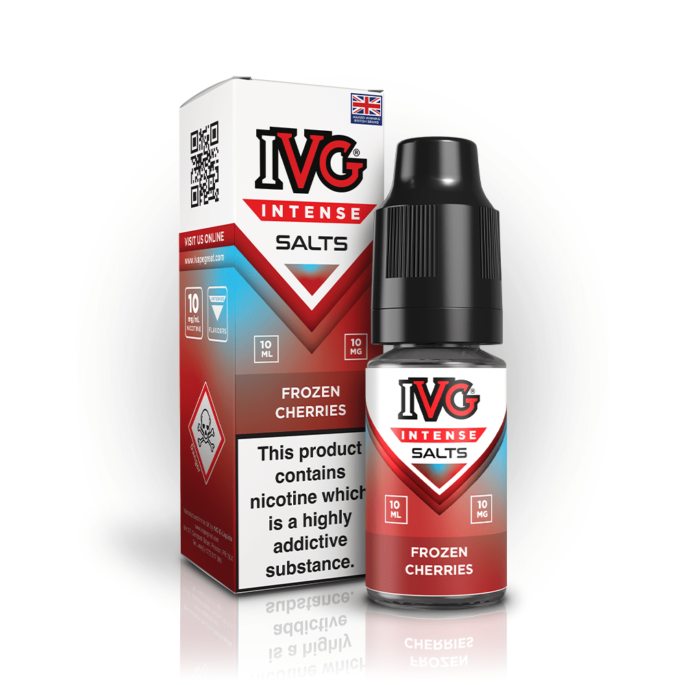 IVG INTENSE FROZEN CHERRIES 10ML NIC SALT E - LIQUID - Super E - cig