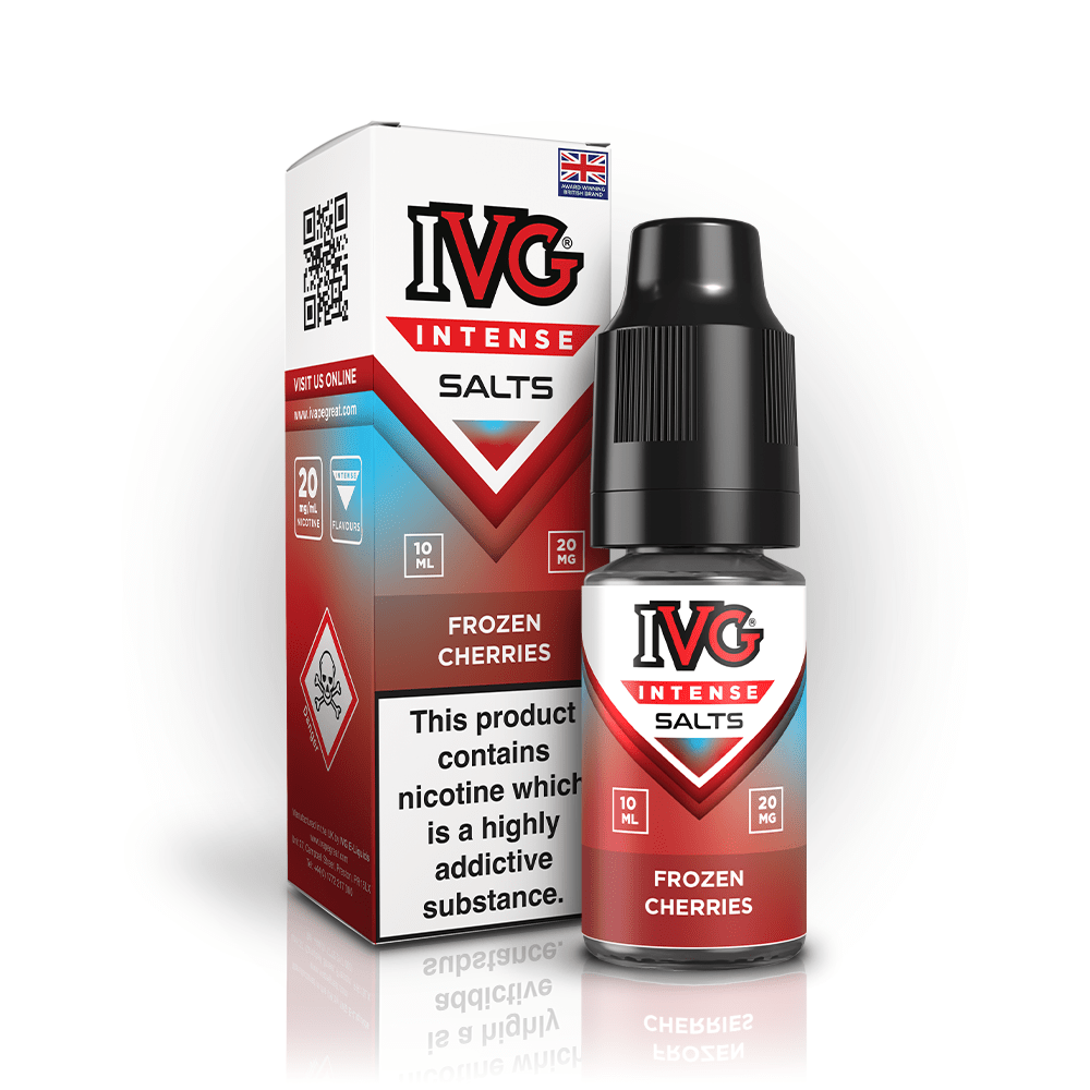 IVG INTENSE FROZEN CHERRIES 10ML NIC SALT E - LIQUID - Super E - cig