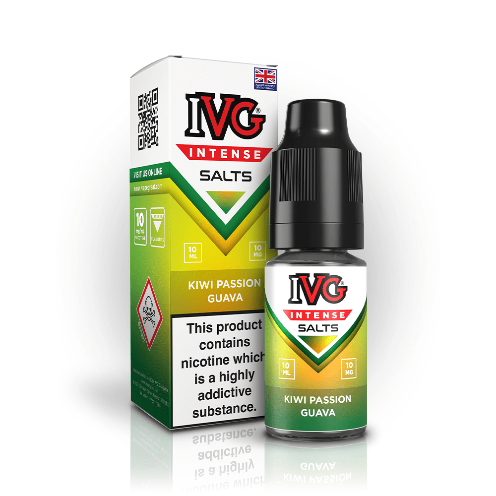 IVG INTENSE KIWI PASSION GUAVA 10ML NIC SALT E - LIQUID - Super E - cig