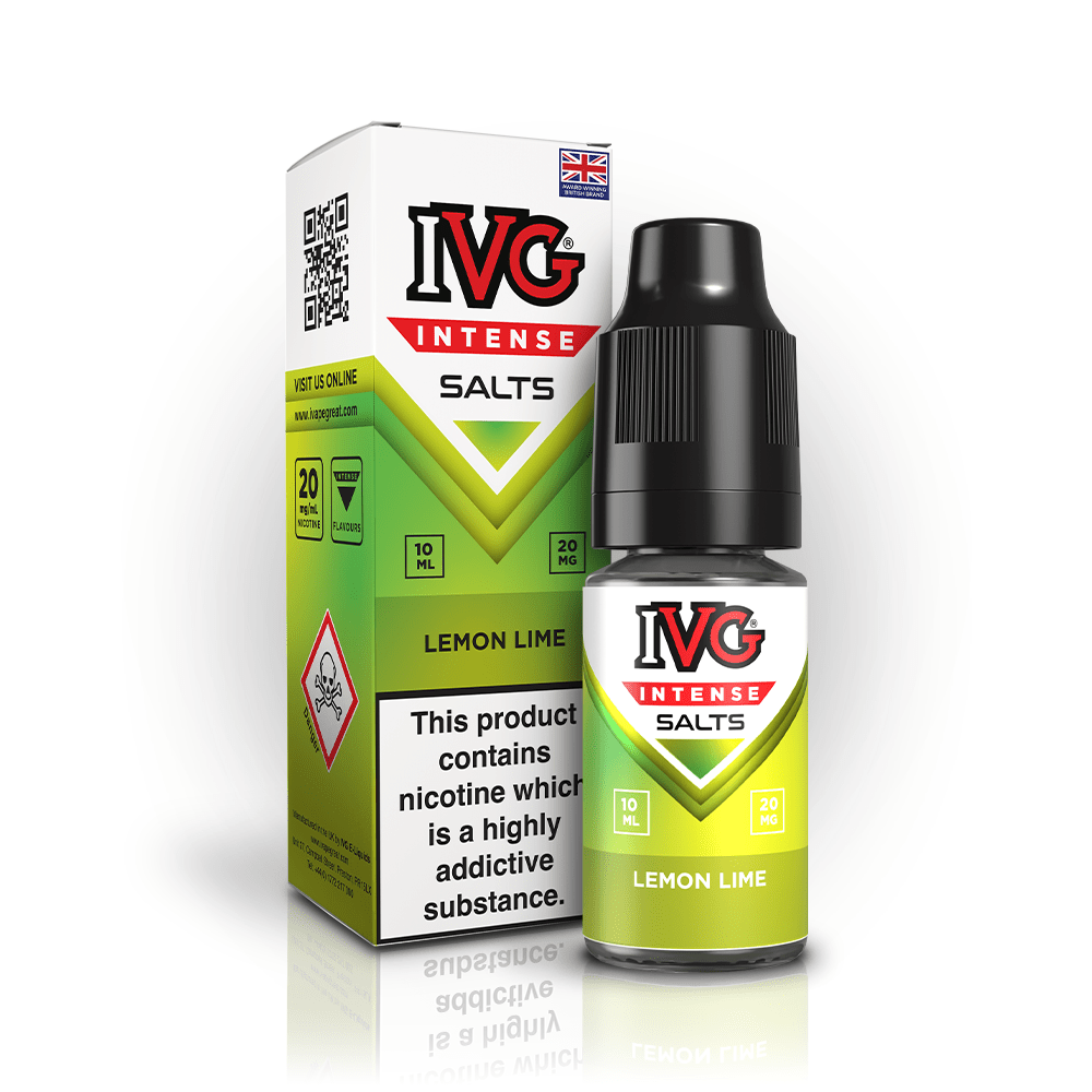 IVG INTENSE LEMON LIME 10ML NIC SALT E - LIQUID - Super E - cig