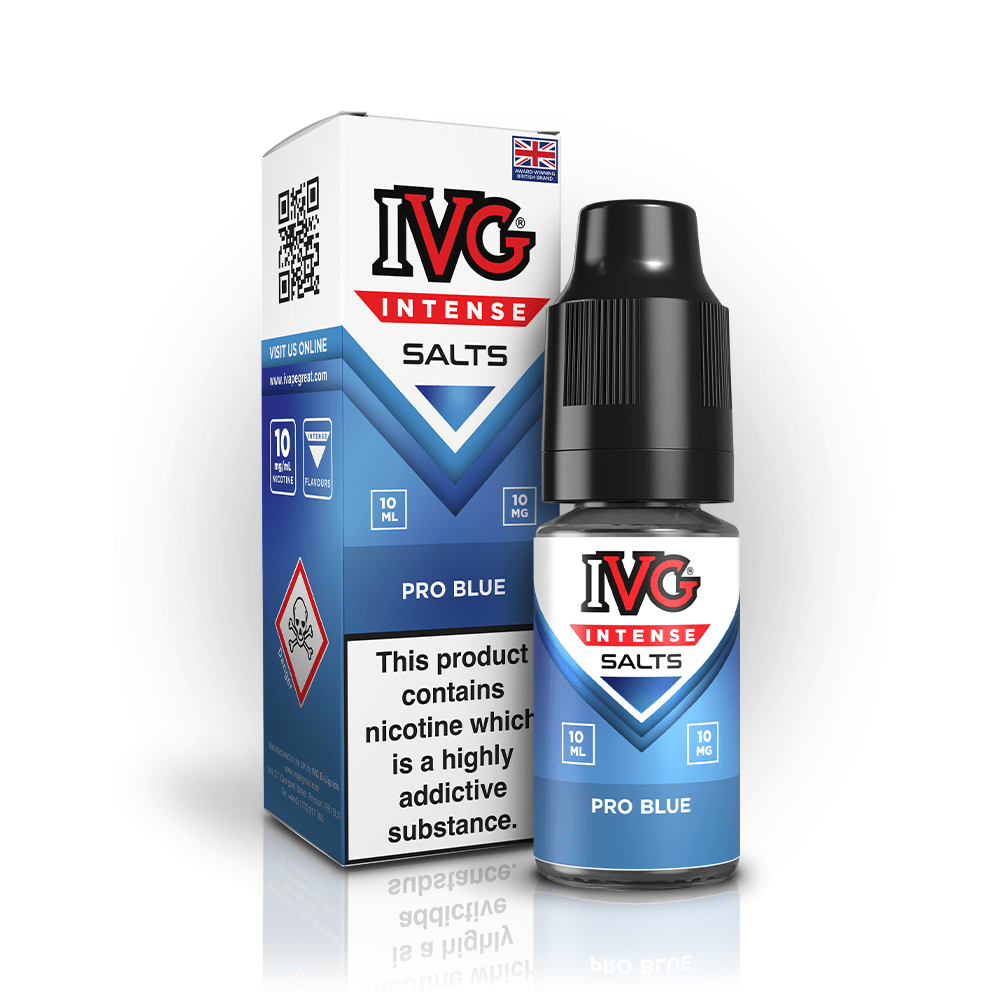 IVG INTENSE PRO BLUE 10ML NIC SALT E - LIQUID - Super E - cig