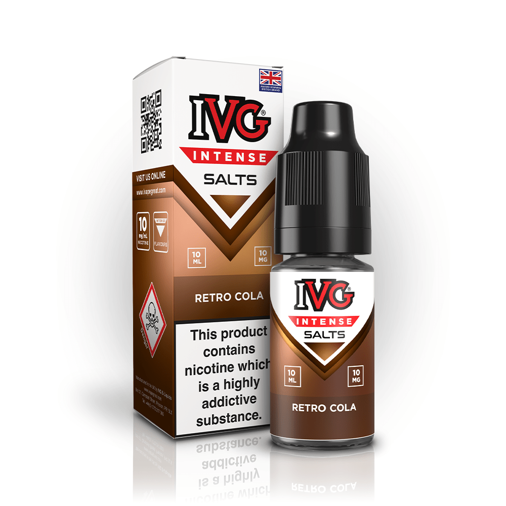 IVG INTENSE RETRO COLA 10ML NIC SALT E - LIQUID - Super E - cig