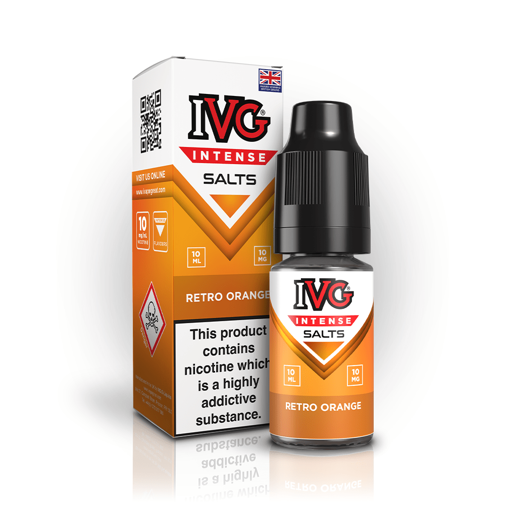 IVG INTENSE RETRO ORANGE 10ML NIC SALT E - LIQUID - Super E - cig
