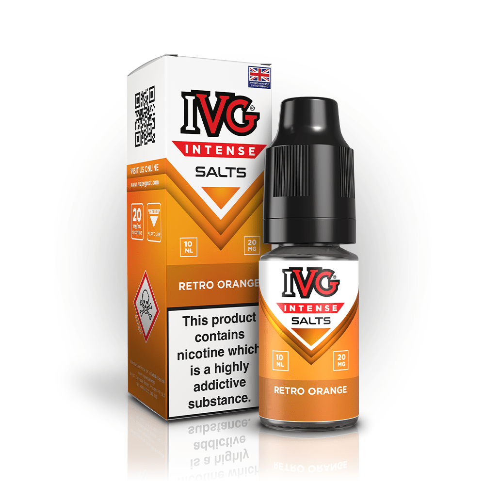 IVG INTENSE RETRO ORANGE 10ML NIC SALT E - LIQUID - Super E - cig