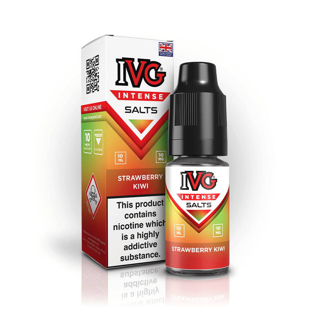 IVG INTENSE STRAWBERRY KIWI 10ML NIC SALT E - LIQUID - Super E - cig