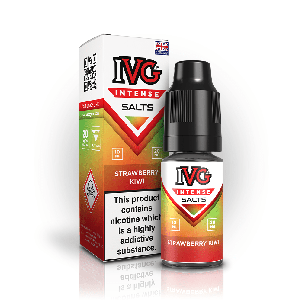 IVG INTENSE STRAWBERRY KIWI 10ML NIC SALT E - LIQUID - Super E - cig