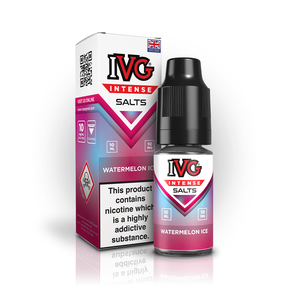 IVG INTENSE WATERMELON ICE 10ML NIC SALT E - LIQUID - Super E - cig