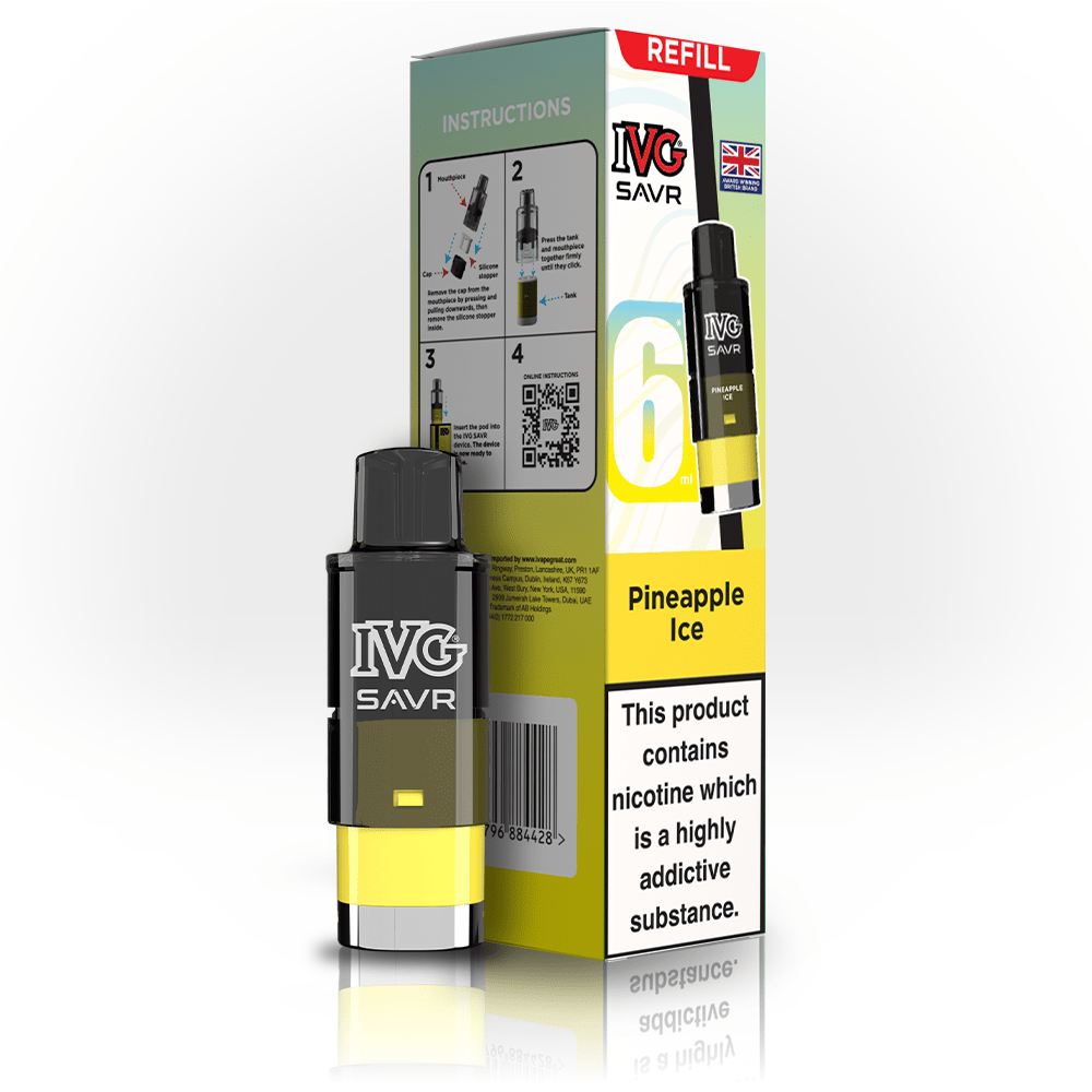IVG SAVR PREFILLED POD - Super E - cig