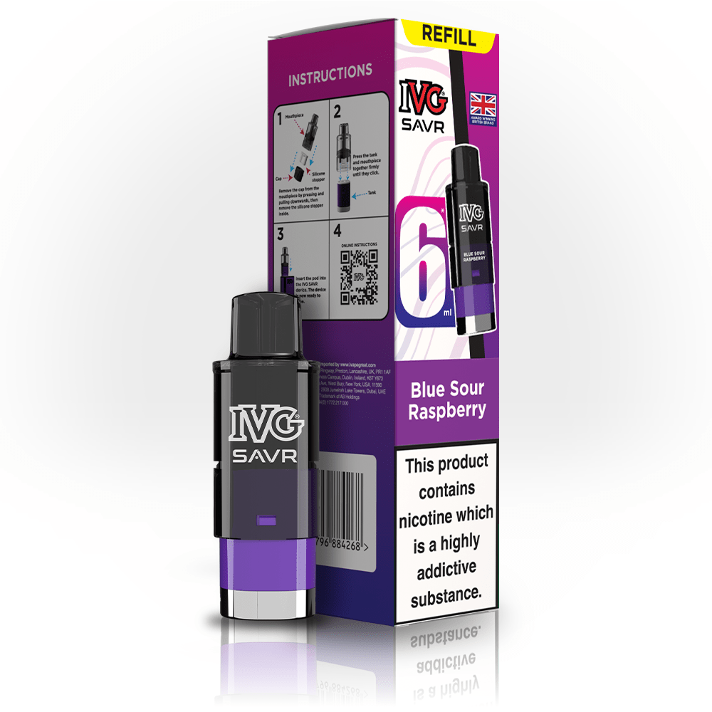 IVG SAVR PREFILLED POD - Super E - cig