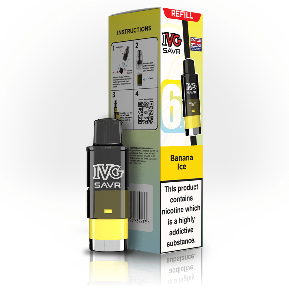 IVG SAVR PREFILLED POD - Super E - cig