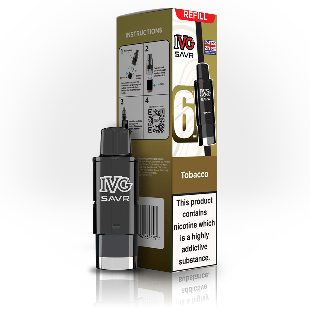 IVG SAVR PREFILLED POD - Super E - cig