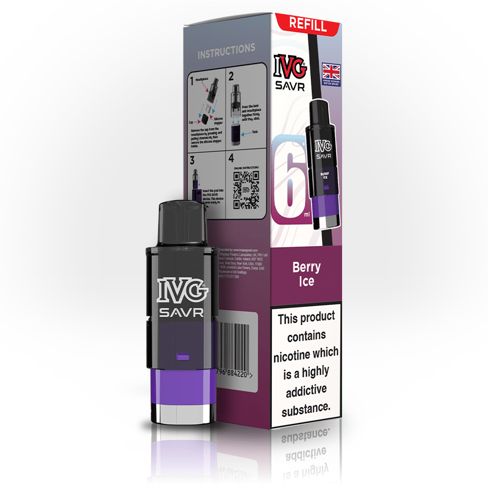 IVG SAVR PREFILLED POD - Super E - cig