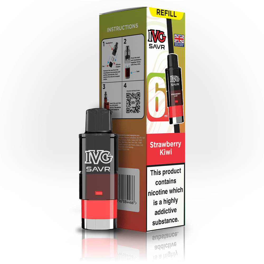 IVG SAVR PREFILLED POD - Super E - cig