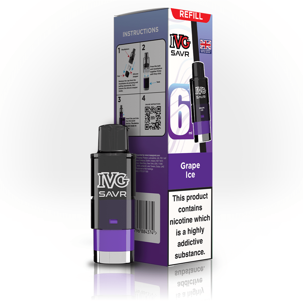 IVG SAVR PREFILLED POD - Super E - cig