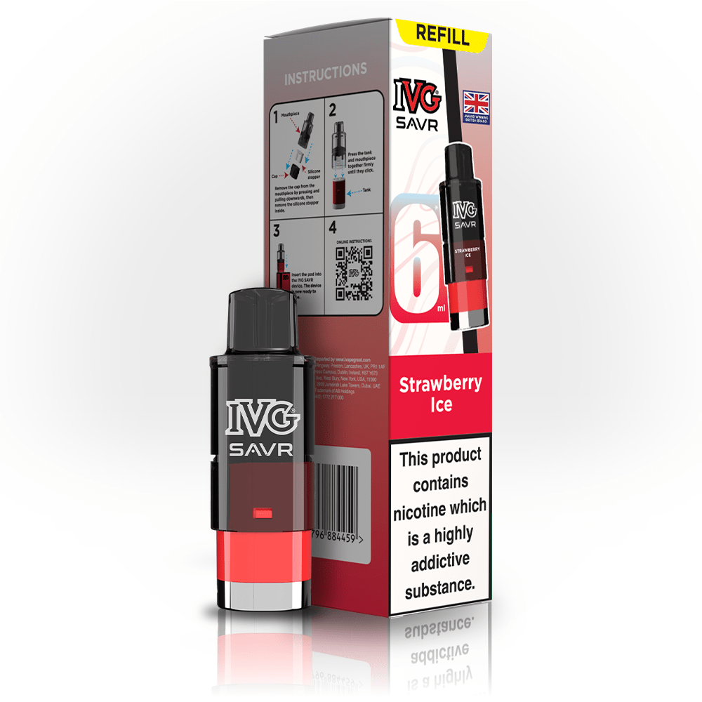 IVG SAVR PREFILLED POD - Super E - cig