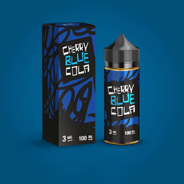 JUICE MAN - 80ML CHERRY BLUE FIZZ 0MG SHORTFILL E LIQUID - Super E-cig